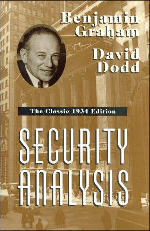 Security Analysis: The Classic 1934 Edition | Zookal Textbooks | Zookal Textbooks