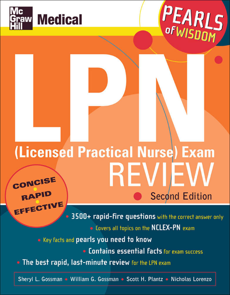 LPN (Licensed Practical Nurse) Exam Review: Pearls of Wisdom, Second Edition | Zookal Textbooks | Zookal Textbooks