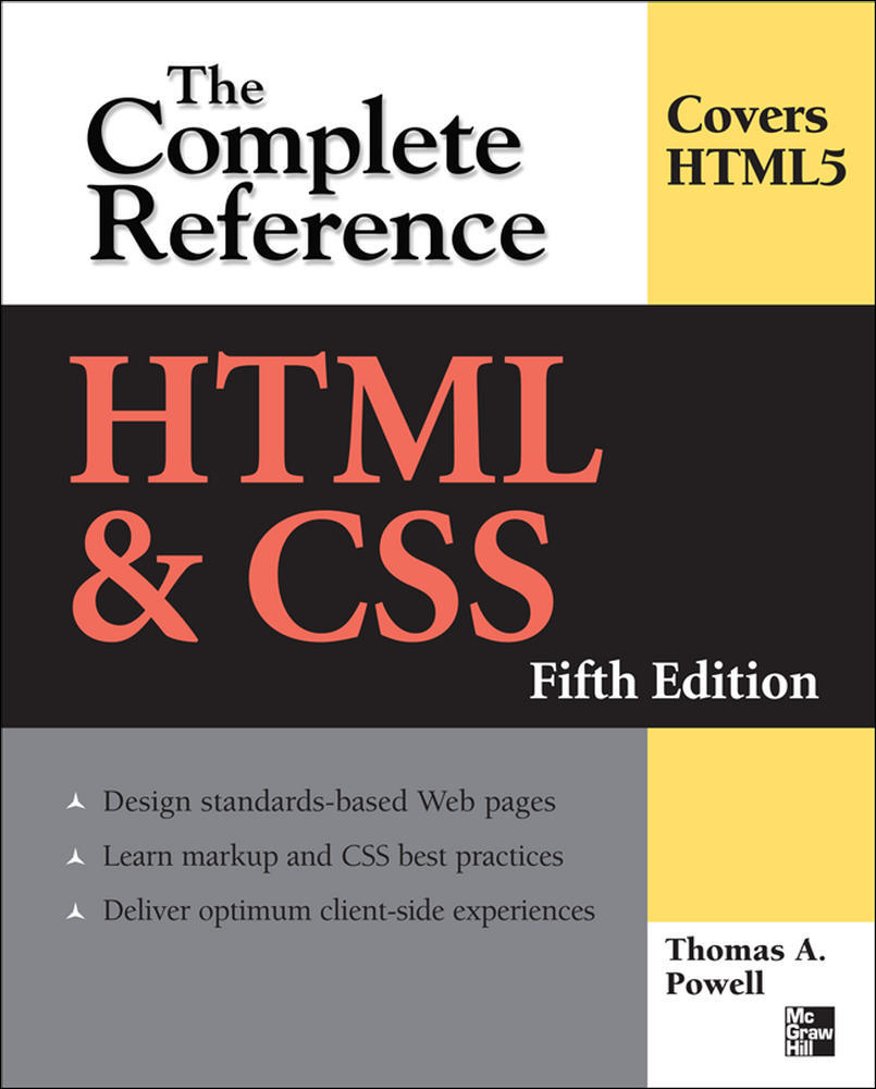 HTML & CSS: The Complete Reference, Fifth Edition | Zookal Textbooks | Zookal Textbooks