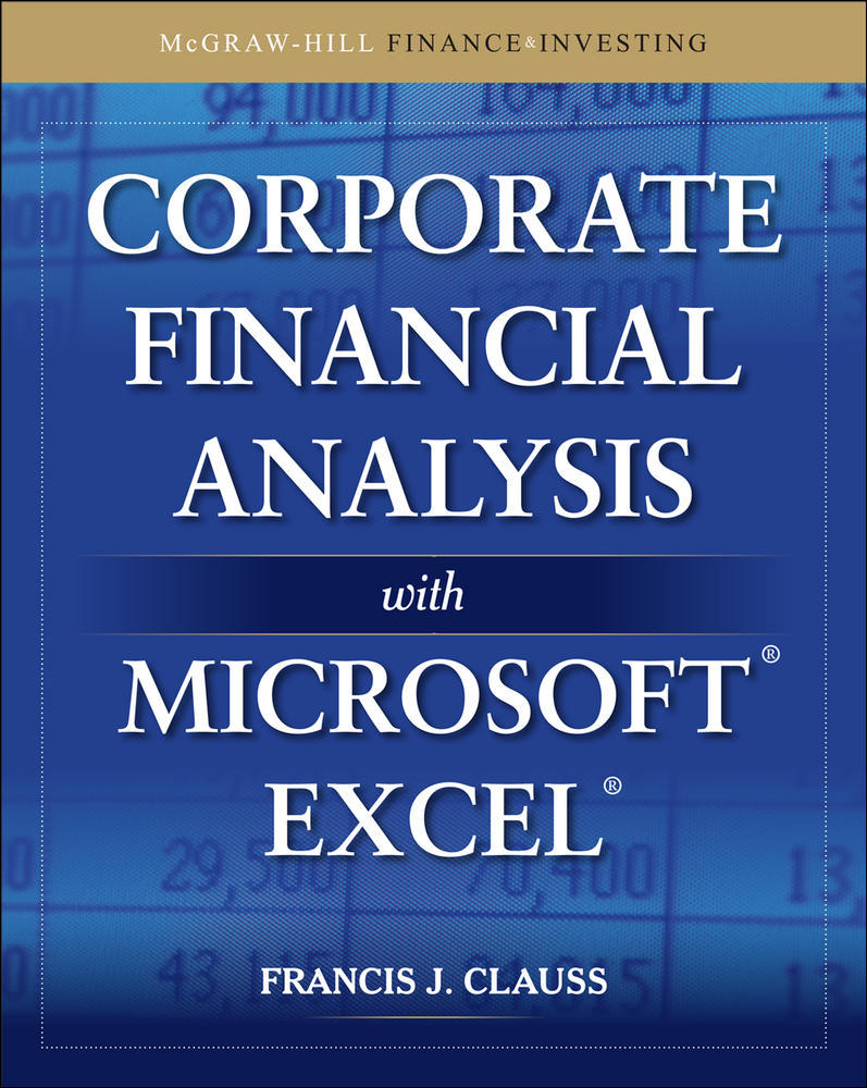 Corporate Financial Analysis with Microsoft Excel | Zookal Textbooks | Zookal Textbooks