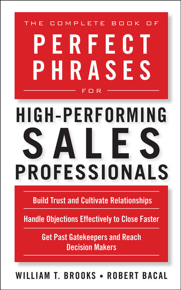 The Complete Book of Perfect Phrases for High-Performing Sales Professionals | Zookal Textbooks | Zookal Textbooks