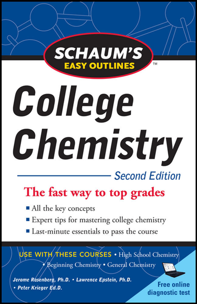 Schaum's Easy Outlines of College Chemistry, Second Edition | Zookal Textbooks | Zookal Textbooks