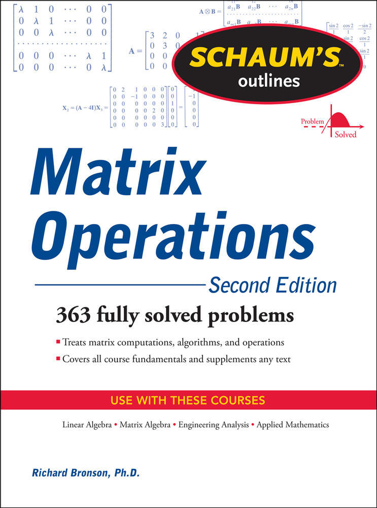 Schaum's Outline of Matrix Operations | Zookal Textbooks | Zookal Textbooks