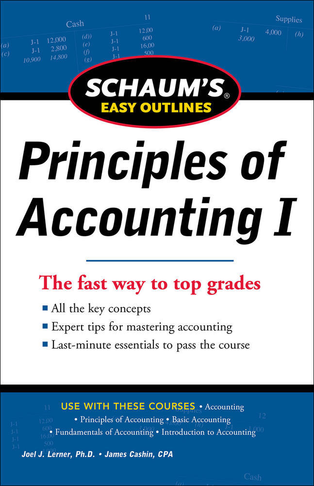 Schaum's Easy Outline Of Principles Of Accounting | Zookal Textbooks | Zookal Textbooks