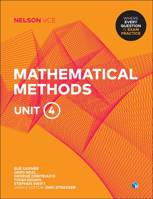  Nelson VCE Mathematical Methods Unit 4 (Student Book with 4 Access  Codes) | Zookal Textbooks | Zookal Textbooks