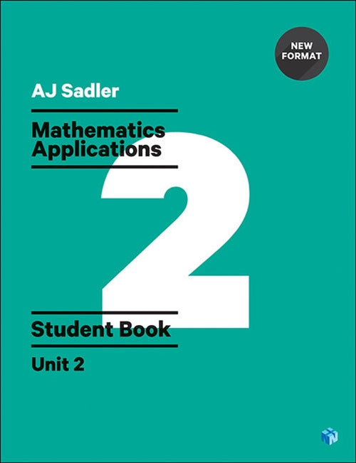  Sadler Maths Applications Unit 2 ' Revised with 2 Access Codes | Zookal Textbooks | Zookal Textbooks