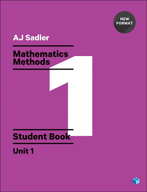  Sadler Maths Methods Unit 1 ' Revised with 2 Access Codes | Zookal Textbooks | Zookal Textbooks