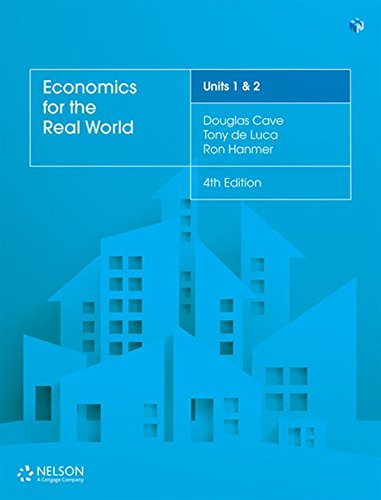  Economics for the Real World Units 1 & 2 (Student Book with 4 Access  Codes) | Zookal Textbooks | Zookal Textbooks