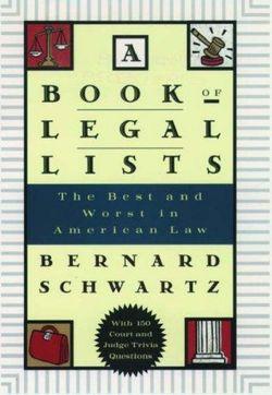 A Book of Legal Lists | Zookal Textbooks | Zookal Textbooks