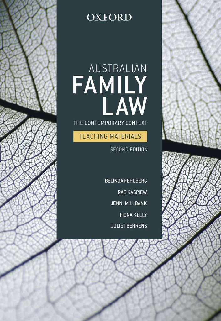 Australian Family Law Teaching Materials | Zookal Textbooks | Zookal Textbooks