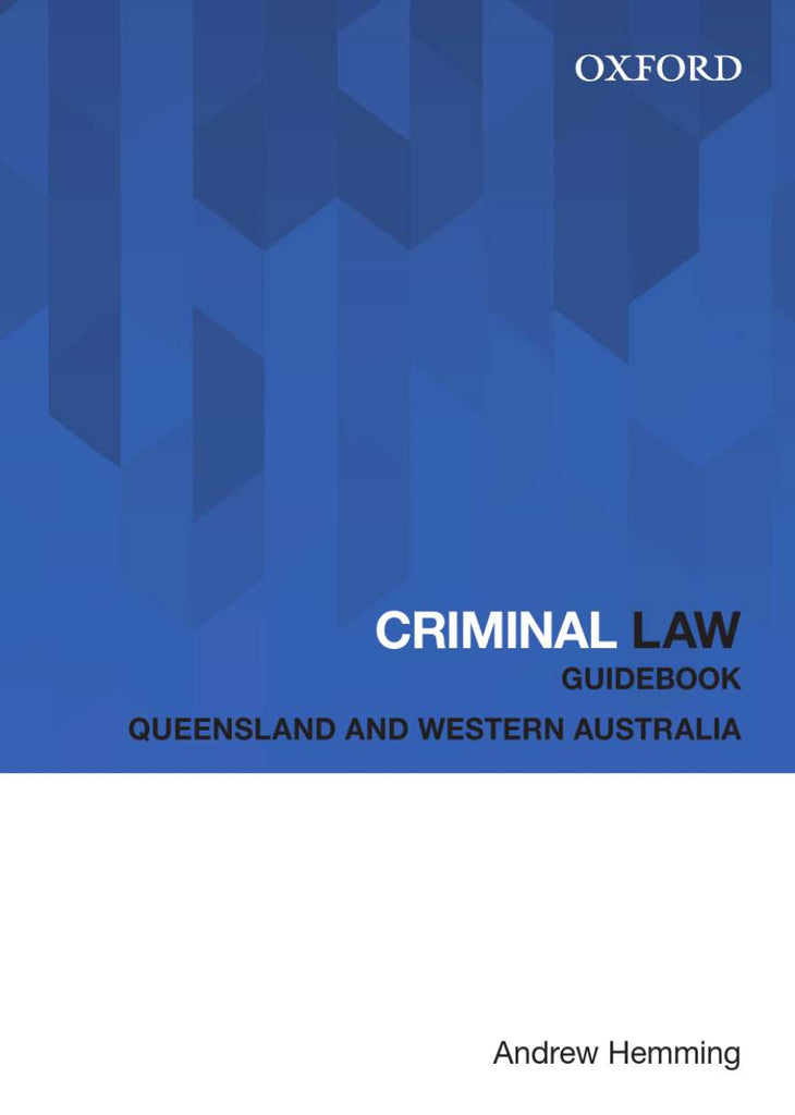 Criminal Law Guidebook | Zookal Textbooks | Zookal Textbooks
