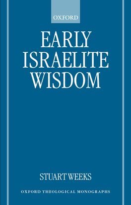 Early Israelite Wisdom | Zookal Textbooks | Zookal Textbooks