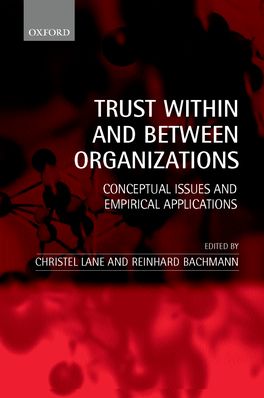 Trust Within and Between Organizations | Zookal Textbooks | Zookal Textbooks