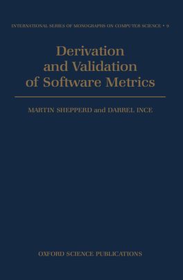 Derivation and Validation of Software Metrics | Zookal Textbooks | Zookal Textbooks
