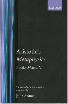 Metaphysics Books M and N | Zookal Textbooks | Zookal Textbooks