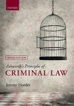 Ashworth's Principles of Criminal Law | Zookal Textbooks | Zookal Textbooks