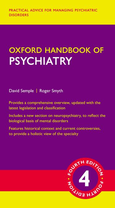 Oxford Handbook of Psychiatry | Zookal Textbooks | Zookal Textbooks