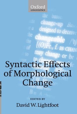 Syntactic Effects of Morphological Change | Zookal Textbooks | Zookal Textbooks