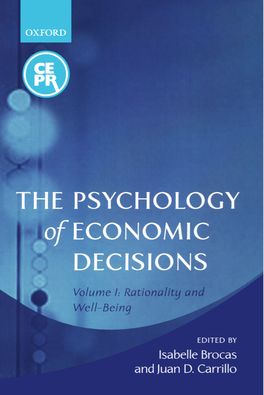 The Psychology of Economic Decisions | Zookal Textbooks | Zookal Textbooks