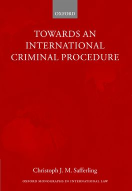 Towards an International Criminal Procedure | Zookal Textbooks | Zookal Textbooks