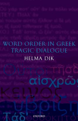Word Order in Greek Tragic Dialogue | Zookal Textbooks | Zookal Textbooks