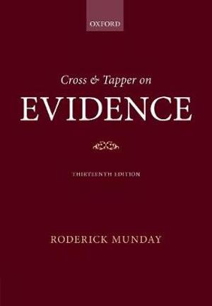 Cross & Tapper On Evidence | Zookal Textbooks | Zookal Textbooks