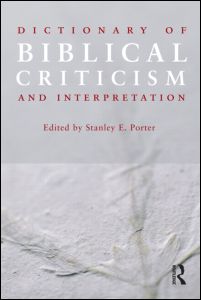 Dictionary of Biblical Criticism and Interpretation | Zookal Textbooks | Zookal Textbooks