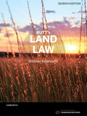 Butt's Land Law 7th edition | Zookal Textbooks | Zookal Textbooks