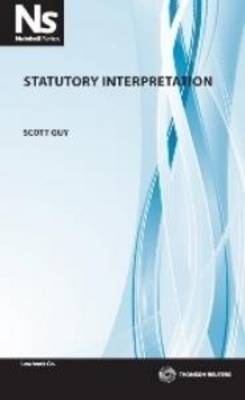 Nutshell: Statutory Interpretation | Zookal Textbooks | Zookal Textbooks