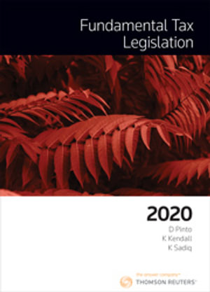 Fundamental Tax Legislation 2020 | Zookal Textbooks | Zookal Textbooks