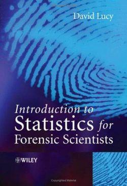 Introduction to Statistics for Forensic Scientists | Zookal Textbooks | Zookal Textbooks