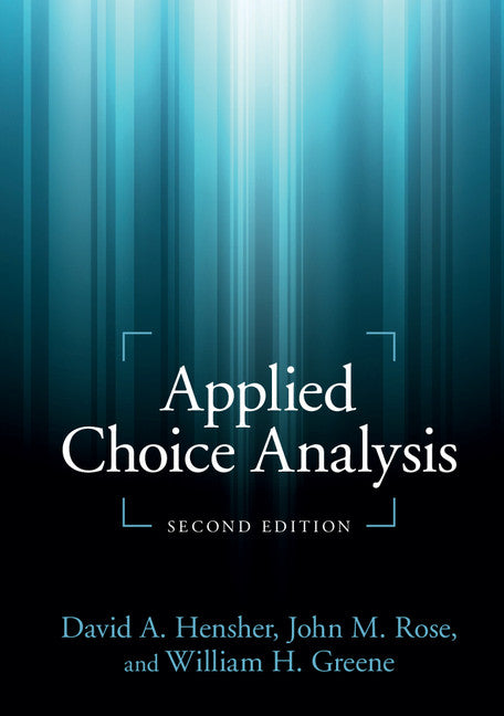 Applied Choice Analysis | Zookal Textbooks | Zookal Textbooks