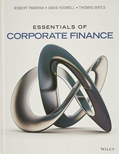 Essentials of Corporate Finance 1E with WileyPLUS Card Set | Zookal Textbooks | Zookal Textbooks