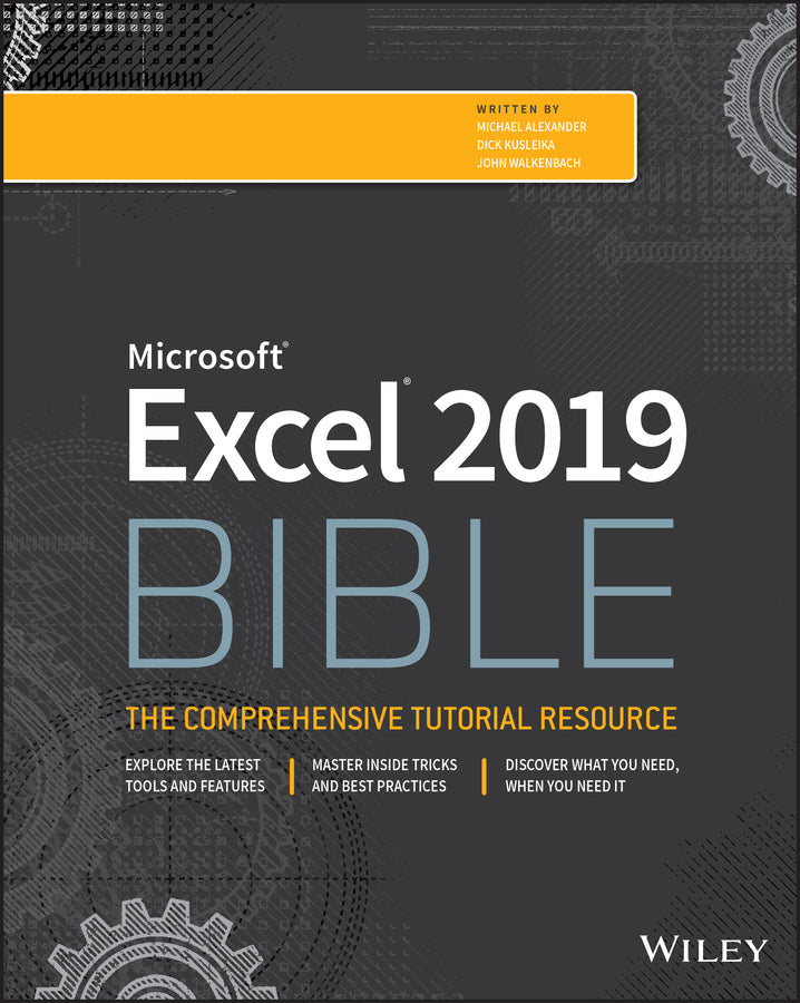 Excel 2019 Bible | Zookal Textbooks | Zookal Textbooks