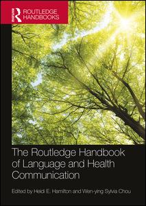 The Routledge Handbook of  Language and Health Communication | Zookal Textbooks | Zookal Textbooks