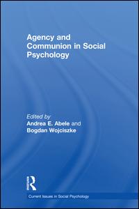 Agency and Communion in Social Psychology | Zookal Textbooks | Zookal Textbooks