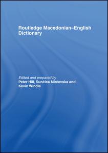 The Routledge Macedonian-English Dictionary | Zookal Textbooks | Zookal Textbooks