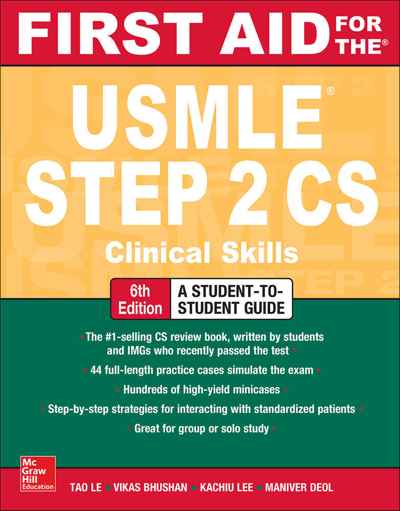 First Aid for the USMLE Step 2 CS, Sixth Edition | Zookal Textbooks | Zookal Textbooks