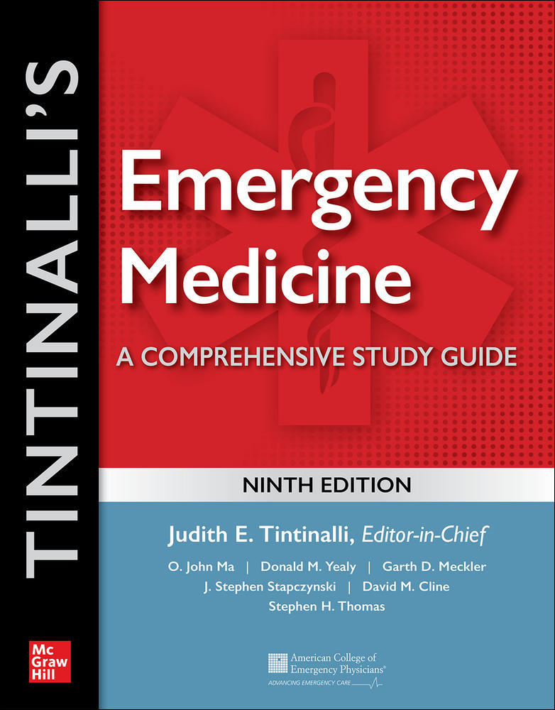 Tintinalli's Emergency Medicine: A Comprehensive Study Guide, 9th edition | Zookal Textbooks | Zookal Textbooks