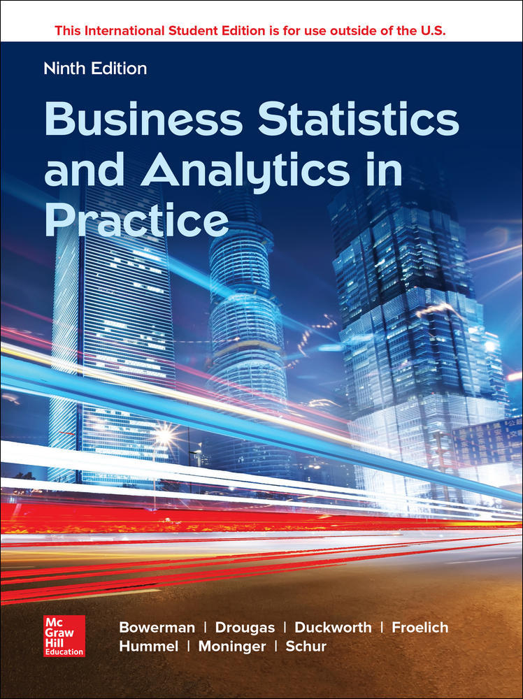ISE Business Statistics and Analytics in Practice | Zookal Textbooks | Zookal Textbooks