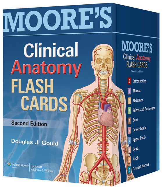 Moore's Clinical Anatomy Flash Cards | Zookal Textbooks | Zookal Textbooks