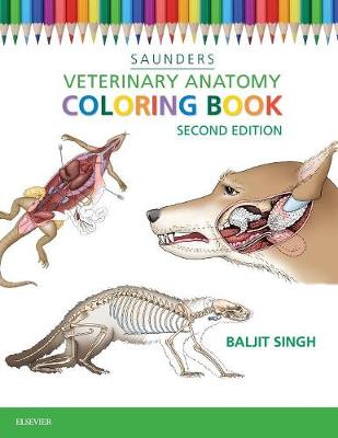 Veterinary Anatomy Coloring Book 2E | Zookal Textbooks | Zookal Textbooks