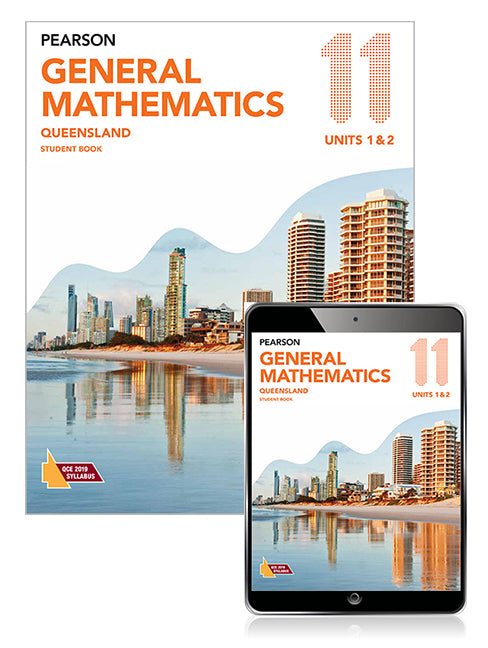 Pearson General Mathematics Queensland 11 Student Book with eBook | Zookal Textbooks | Zookal Textbooks
