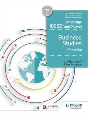  Cambridge IGCSE and O Level Business Studies Textbook, 5th Edition | Zookal Textbooks | Zookal Textbooks