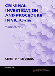 Criminal Investigation and Procedure in Victoria 3e | Zookal Textbooks | Zookal Textbooks