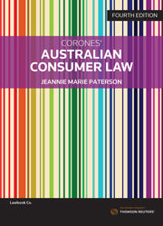 Corones' Australian Consumer Law 4th edition | Zookal Textbooks | Zookal Textbooks
