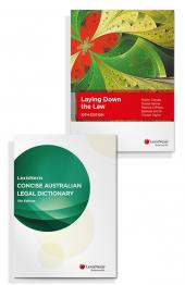 LexisNexis Concise Australian Legal Dictionary, 5th edition and Laying Down the Law, 10th Edition (Bundle) | Zookal Textbooks | Zookal Textbooks