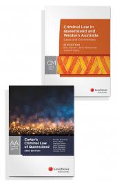 Criminal Law in Queensland and Western Australia: Cases & Commentary, 8th edition and Carter’s Criminal Law of Queensland, 23rd edition (Bundle) | Zookal Textbooks | Zookal Textbooks