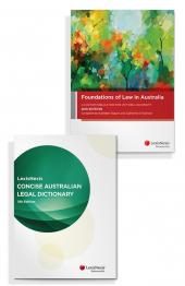 LexisNexis Concise Australian Legal Dictionary, 5th edition and Foundations of Law in Australia: A Custom Publication for Victoria University, 2nd edition (Bundle) | Zookal Textbooks | Zookal Textbooks