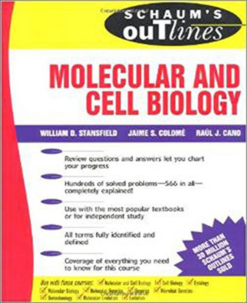 Schaum's Outline of Molecular and Cell Biology | Zookal Textbooks | Zookal Textbooks